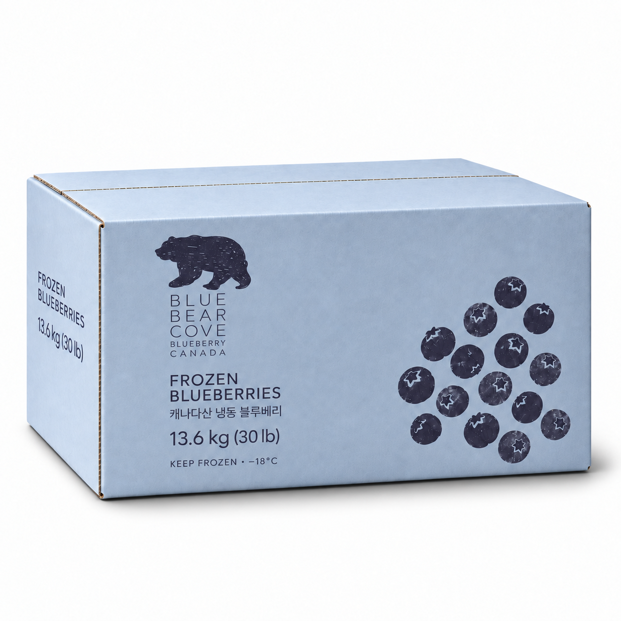 Frozen Blueberries — Bulk product photograph